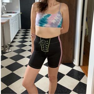 Lace up bike shorts from hot lava